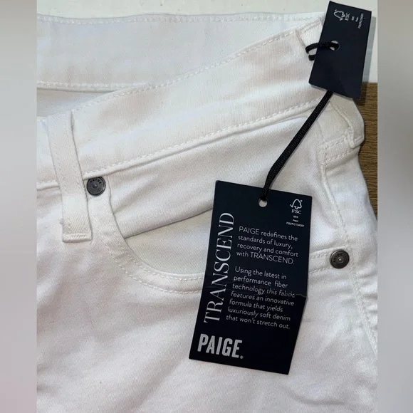 PAIGE Men’s Transcend Lennox Straight Slim Fit Jeans size 31 in Icecap NWT - Picture 3 of 9